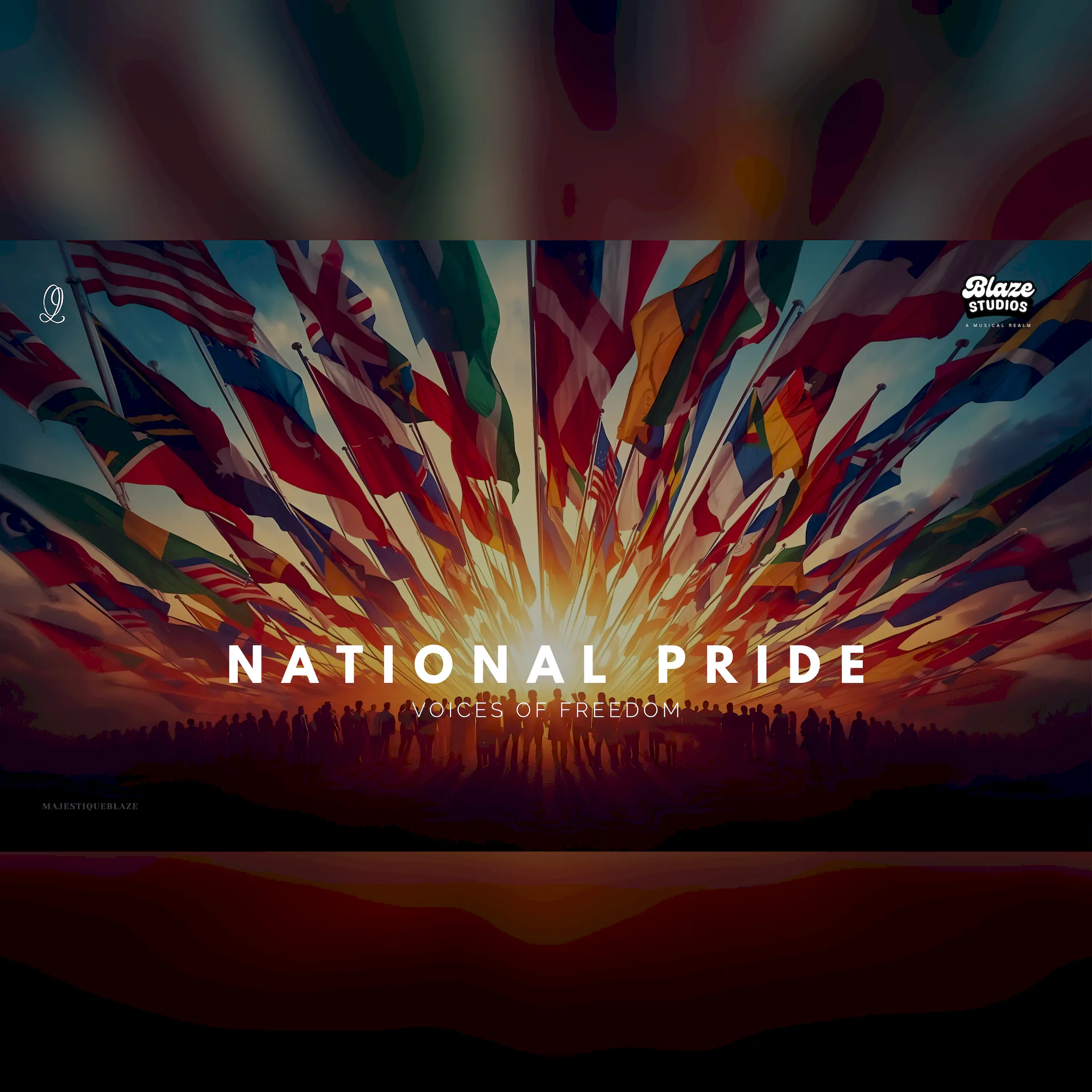 National Pride playlist poster