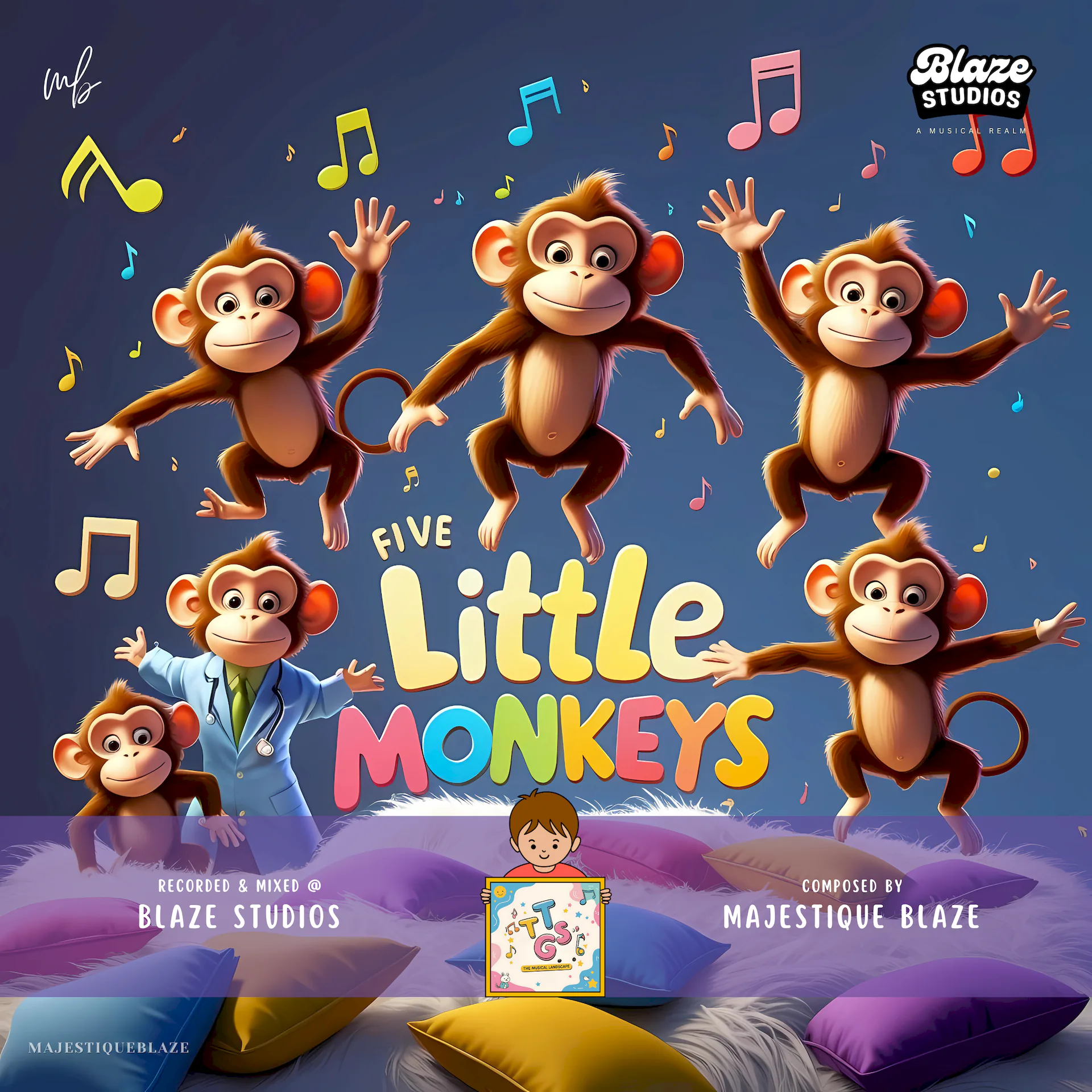 Poster for Five Little Monkeys