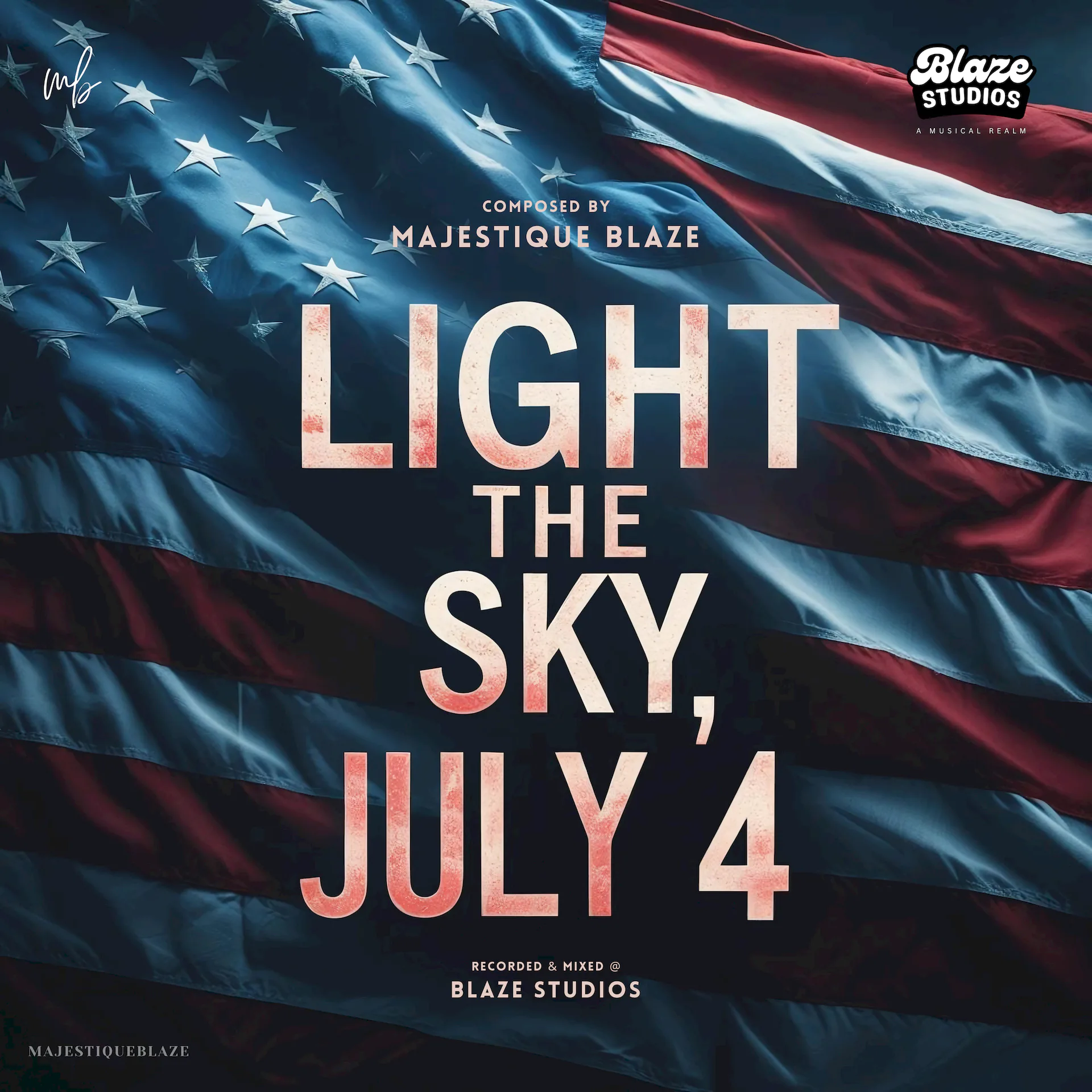 Poster for Light the Sky, July 4  (Happy iDay USA)