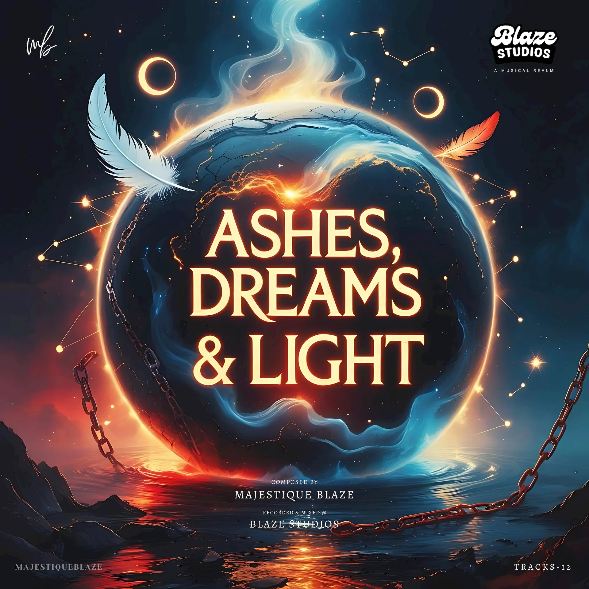 Cover for Ashes, Dreams & Light